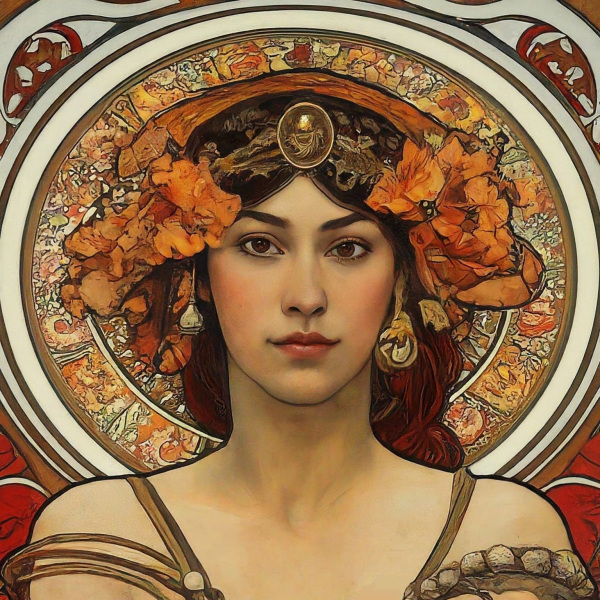 Mucha 4
Rendered with Google's ImageFX
Retouched in Photoshop
